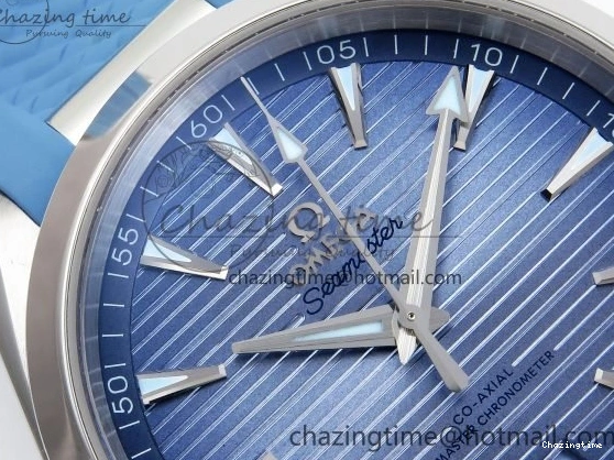 0218 GoAnywhere Aqua Terra 41mm VSF 1:1 Best Edition Summer Blue Dial on Blue Rubber Strap A8900 Super Clone 7719